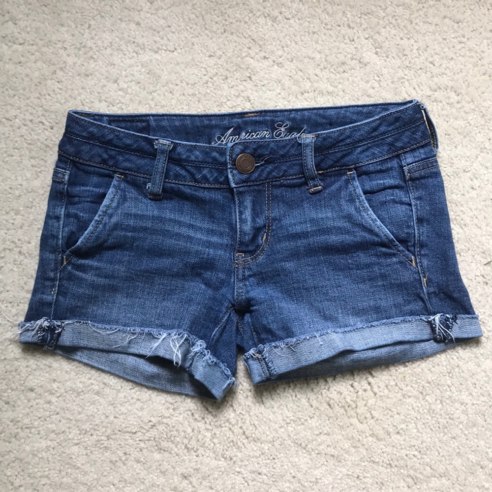 American Eagle jean shorts size 00